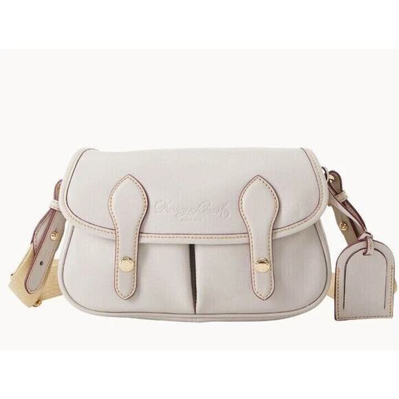 Dooney & Bourke Florentine Leather Bucket Bag Purse Ecru bag B000554